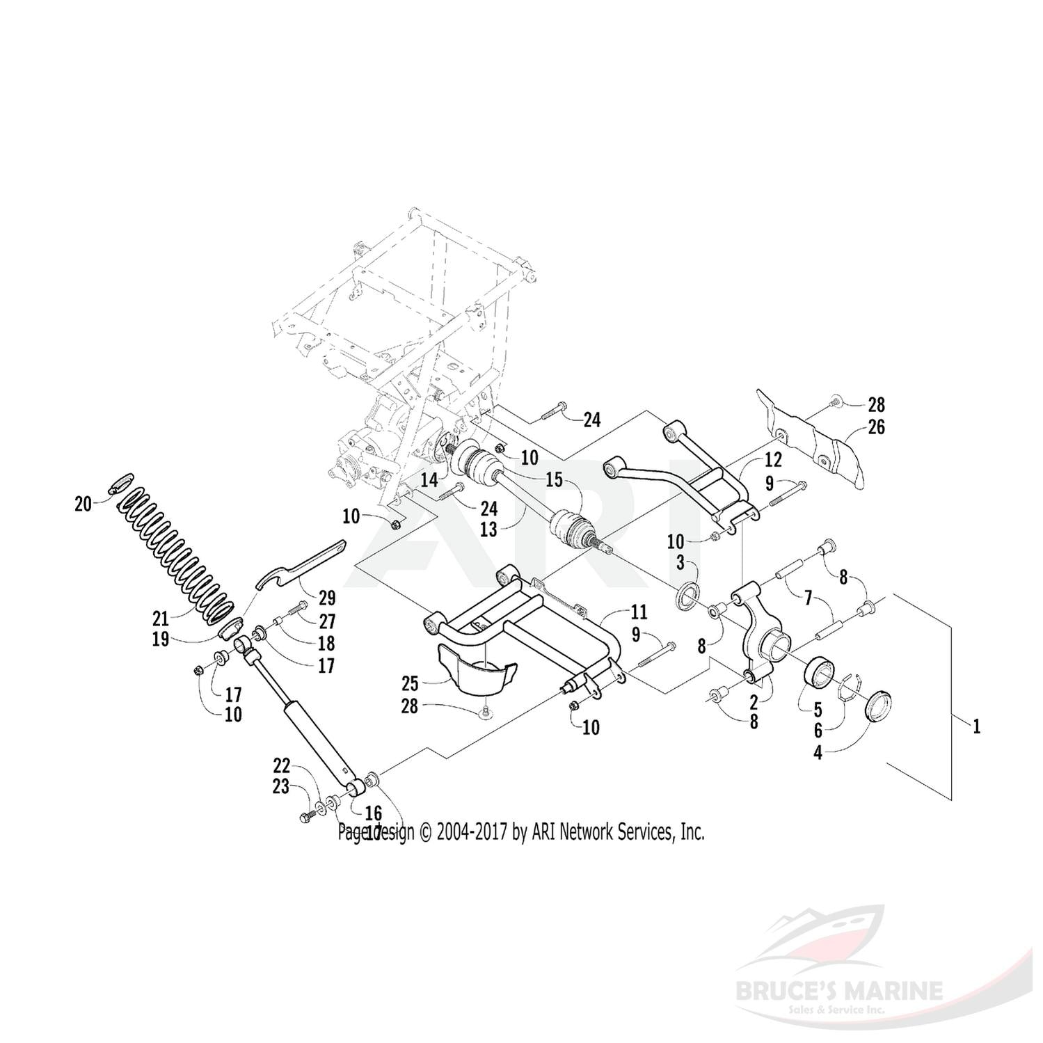 0402-069 GENUINE FACTORY ARCTIC CAT PART - SEAL