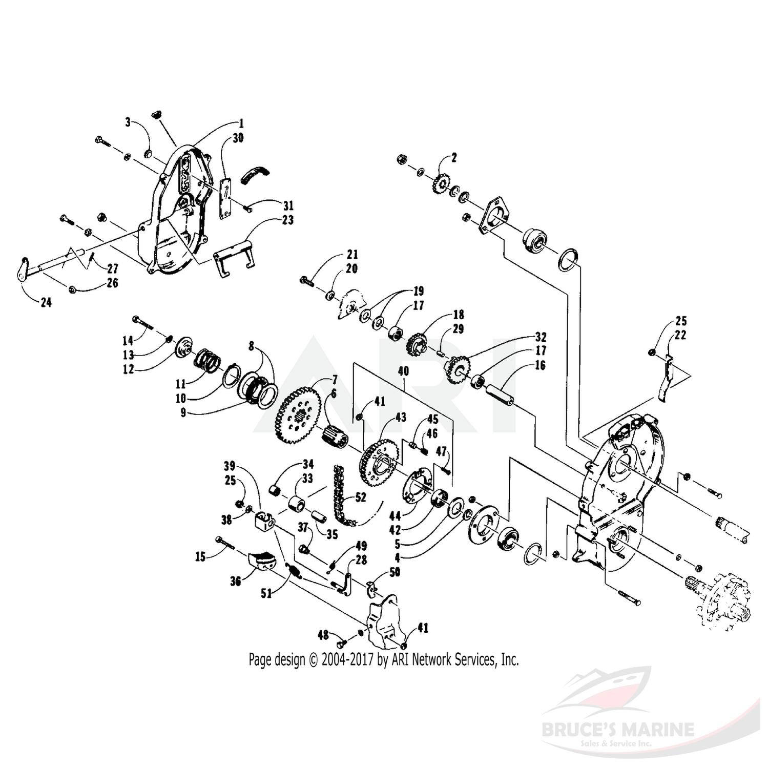 0602-018 GENUINE FACTORY ARCTIC CAT PART - BEARING