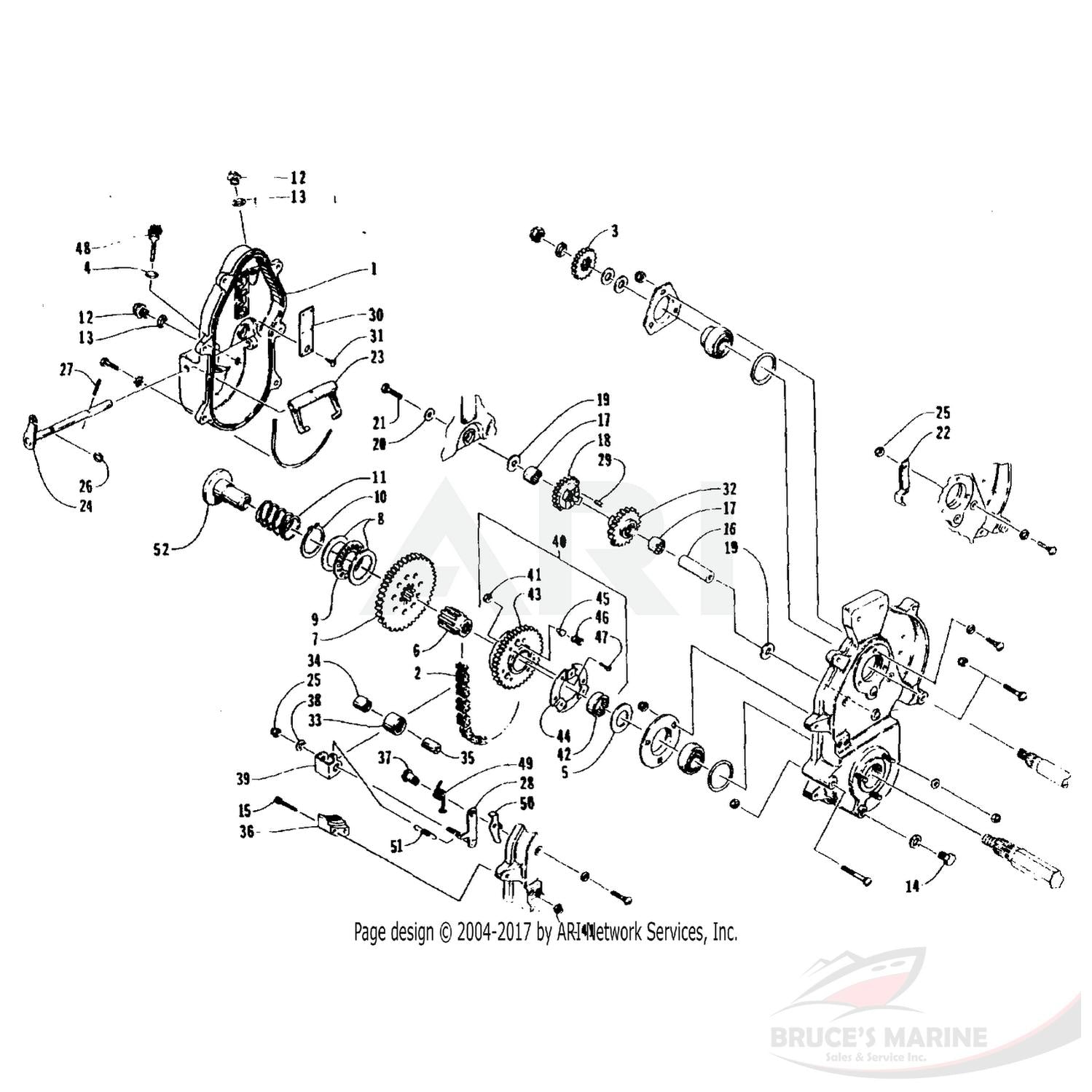 0602-783 GENUINE FACTORY ARCTIC CAT PART - RETAINER (0638-881)