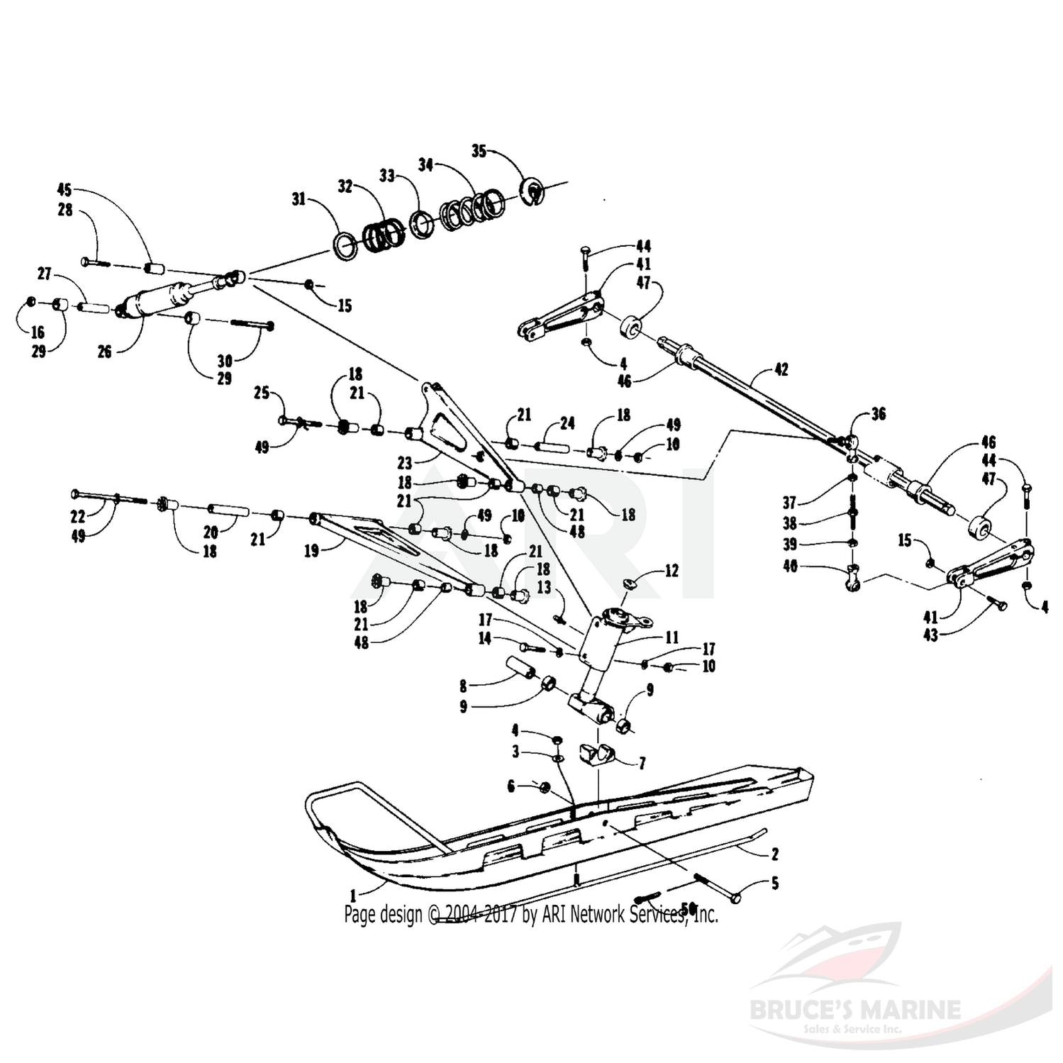 0603-030 GENUINE FACTORY ARCTIC CAT PART - AXLE