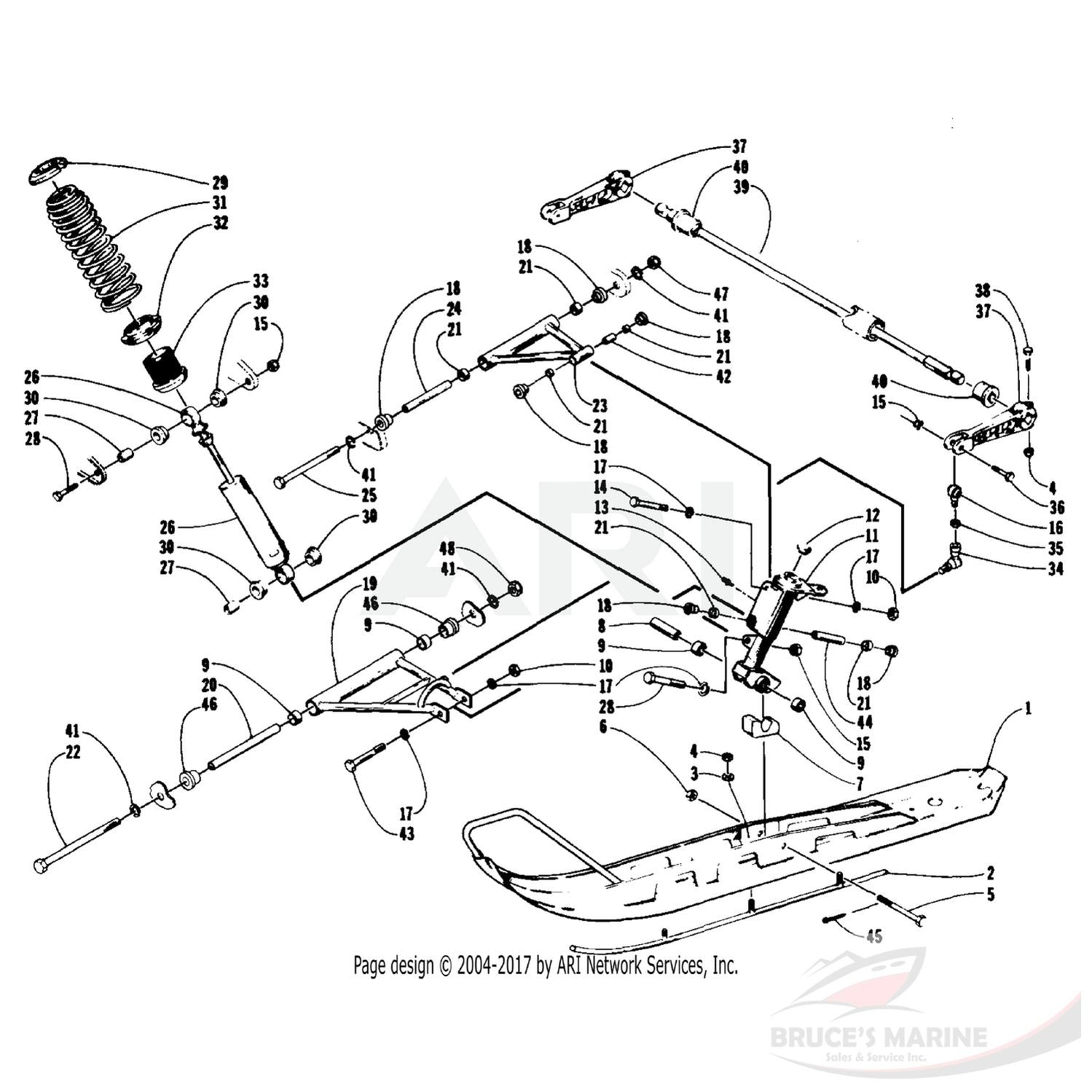 0603-151 GENUINE FACTORY ARCTIC CAT PART - BEARING