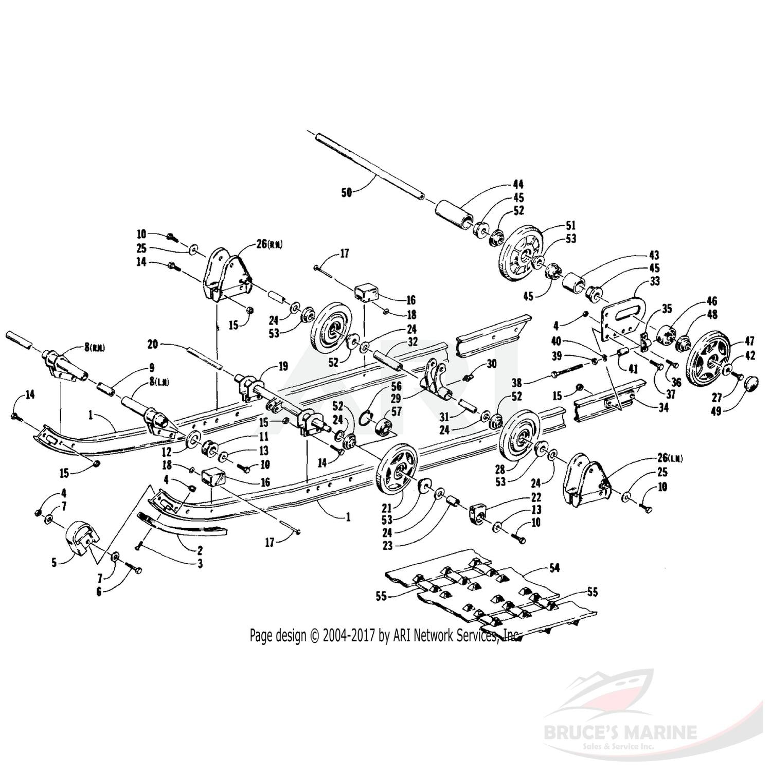 0604-380 GENUINE FACTORY ARCTIC CAT PART - AXLE