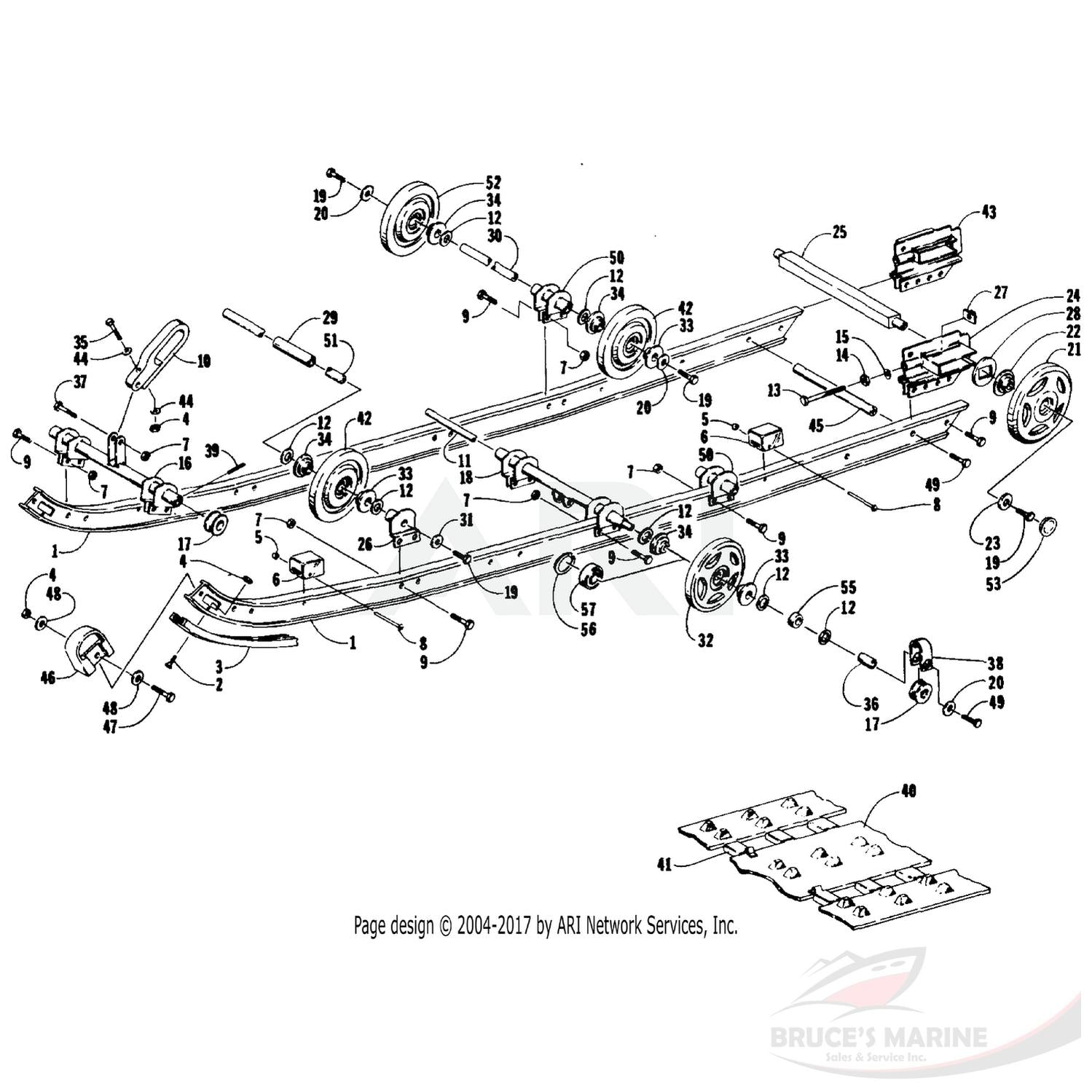 0604-380 GENUINE FACTORY ARCTIC CAT PART - AXLE