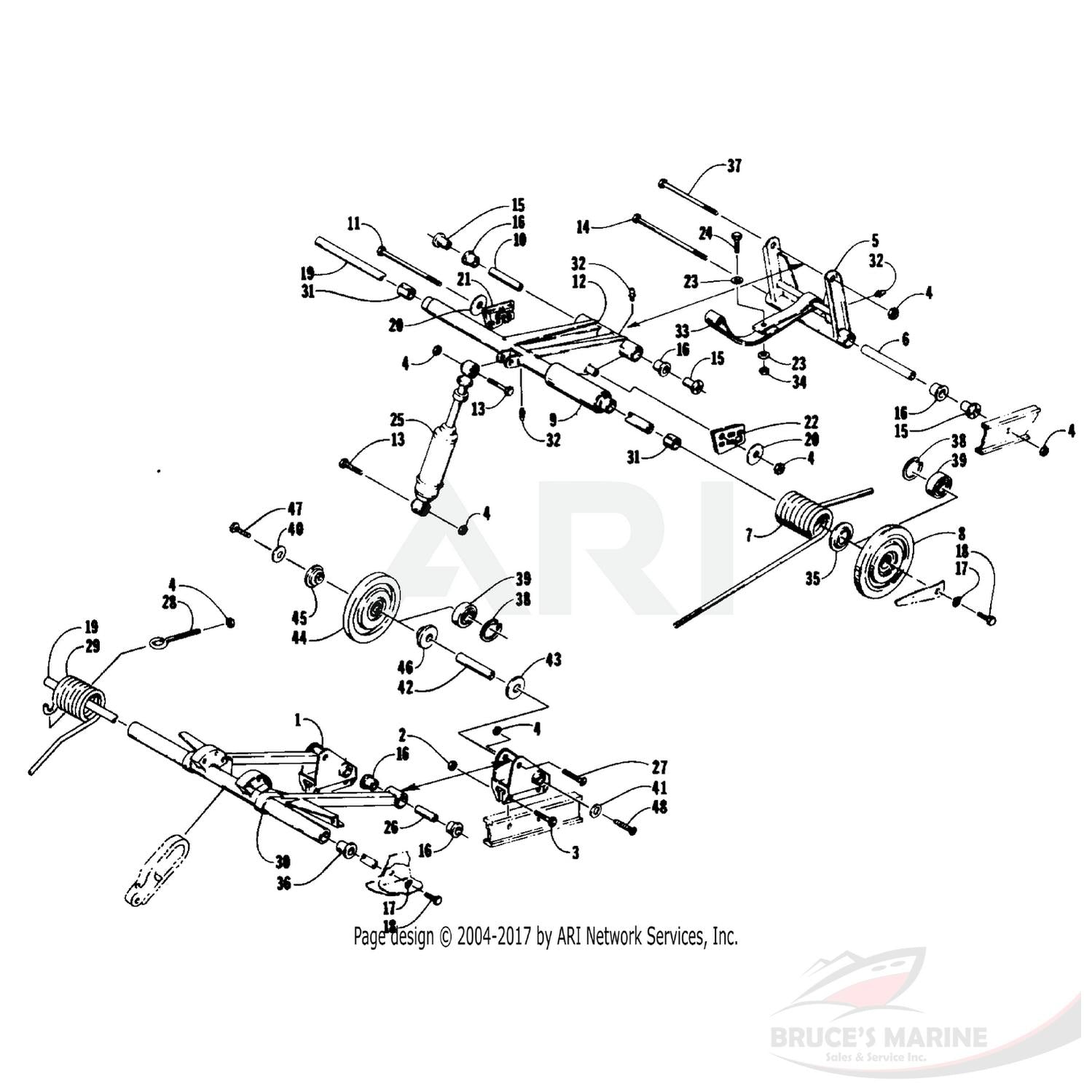 0604-461 GENUINE FACTORY ARCTIC CAT PART - SPRING