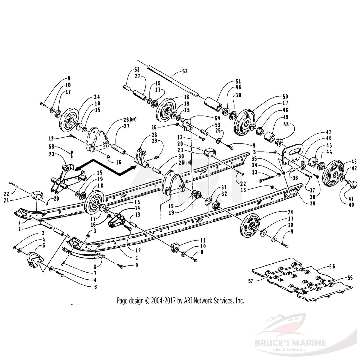 0604-712 GENUINE FACTORY ARCTIC CAT PART - SPACER