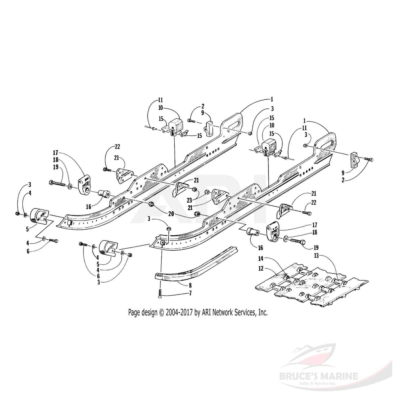 0604-918 GENUINE FACTORY ARCTIC CAT PART - PAD