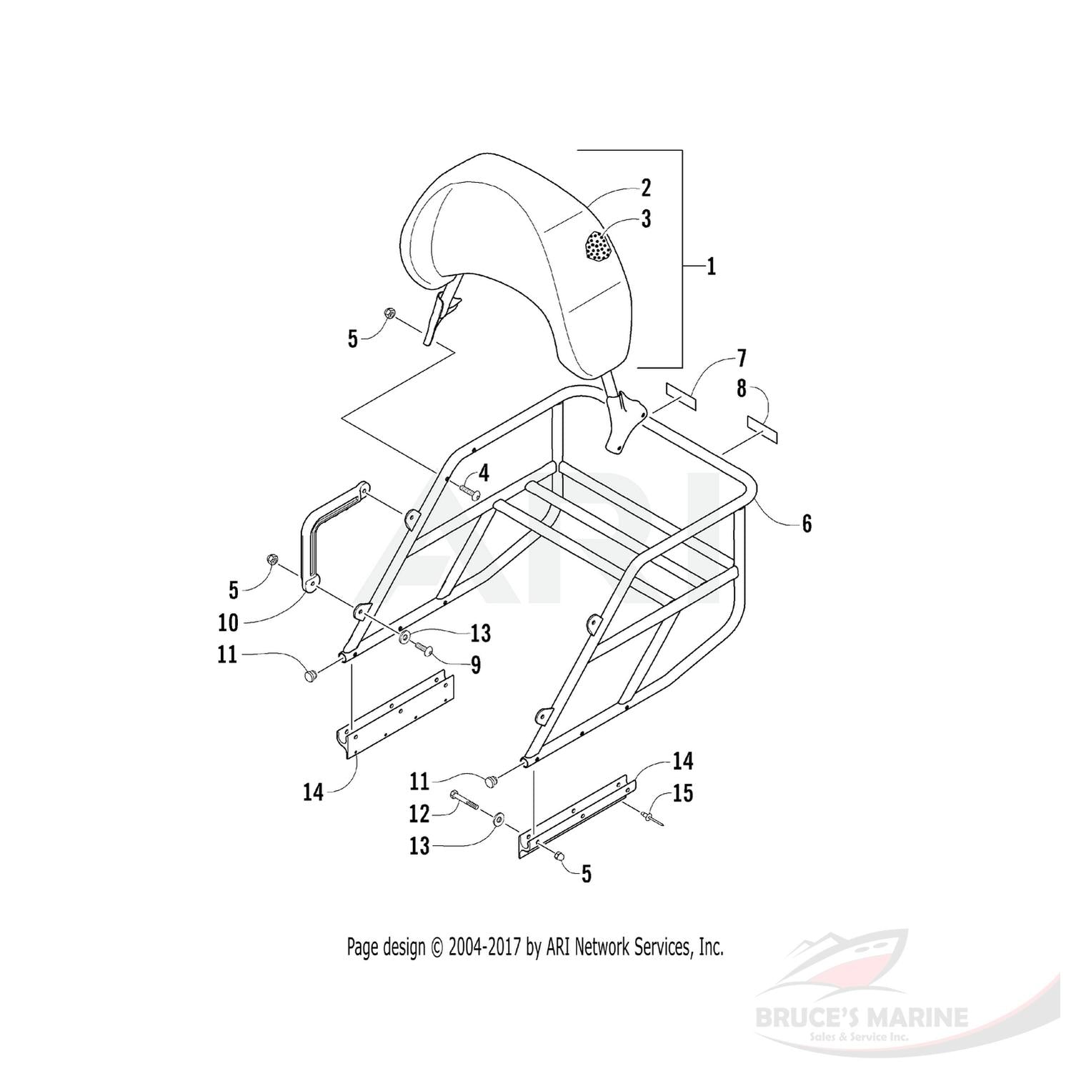 0606-750 GENUINE FACTORY ARCTIC CAT PART - GRIP