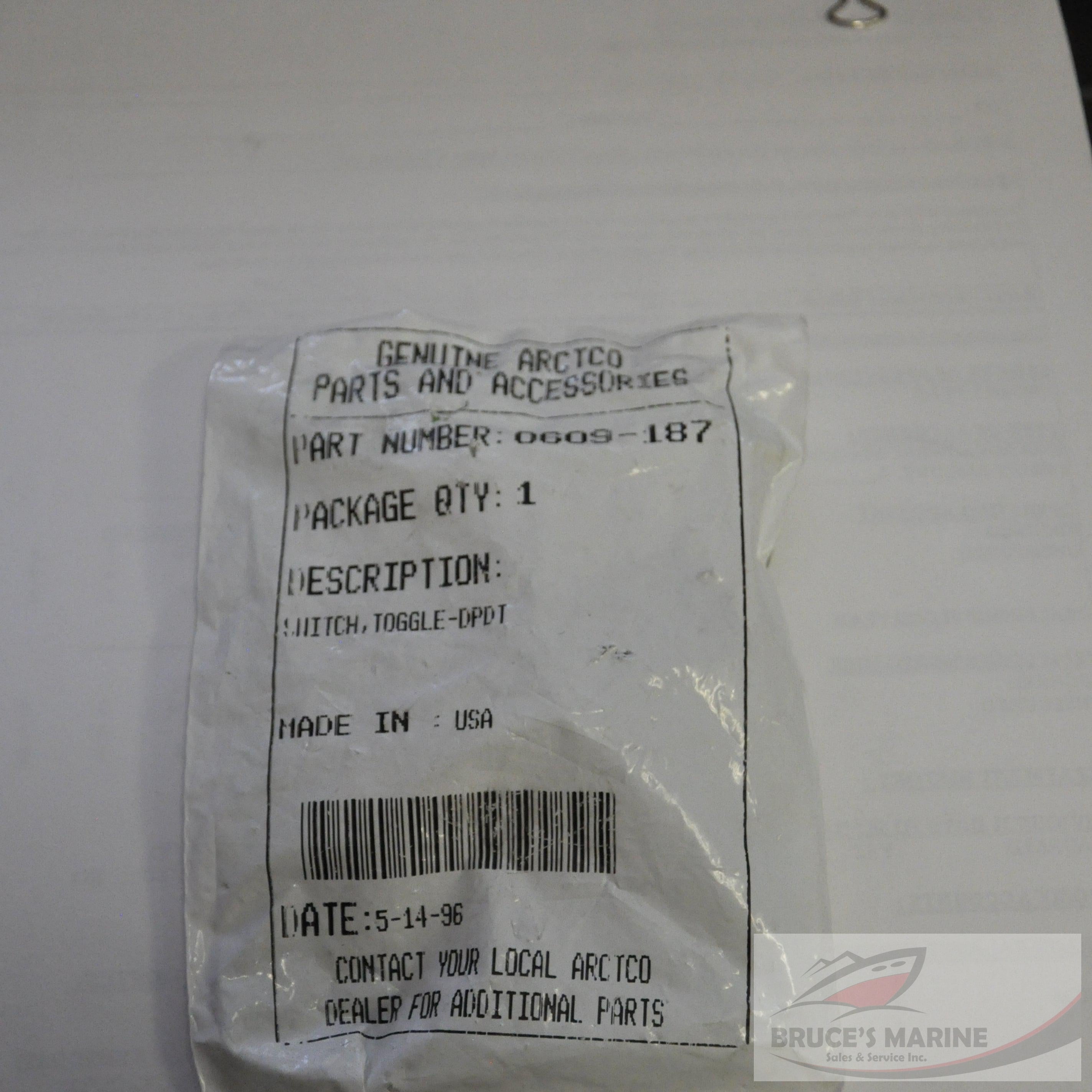 0609-187 GENUINE FACTORY ARCTIC CAT PART - SWITCH