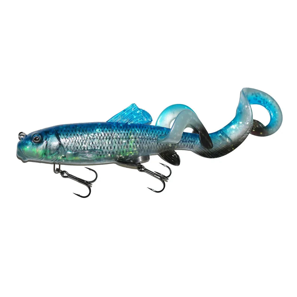 3D SUCKER X-TAIL 9” BLUE GLITTER CISCO