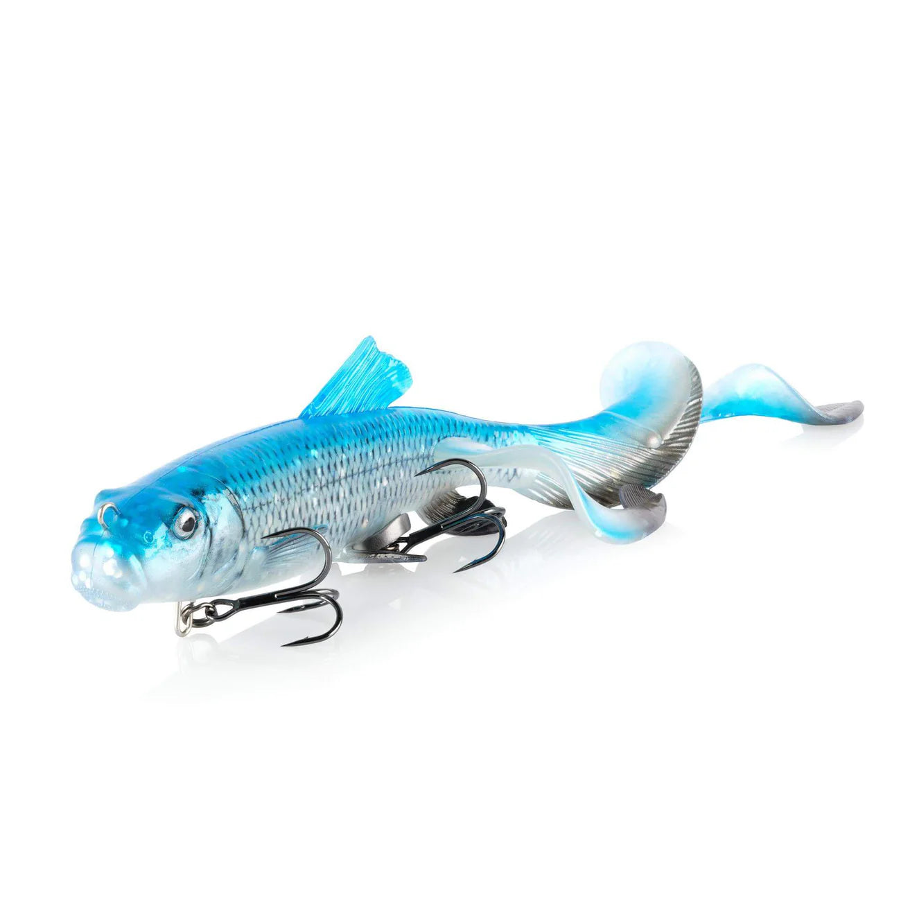 3D SUCKER X-TAIL 9” BLUE GLITTER CISCO