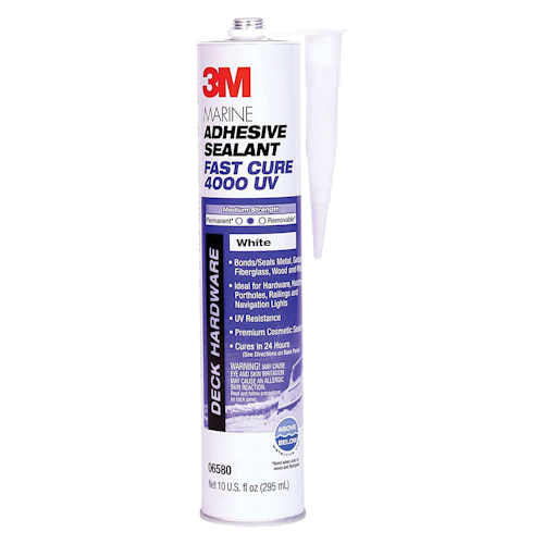 3M | 4000UV Fast Cure Sealant, White, 10 oz. Cartridge