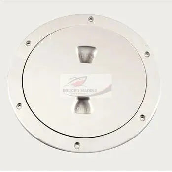 6" BECKSON SCREW OUT DECK PLATE WITH STANDARD TRIM RING