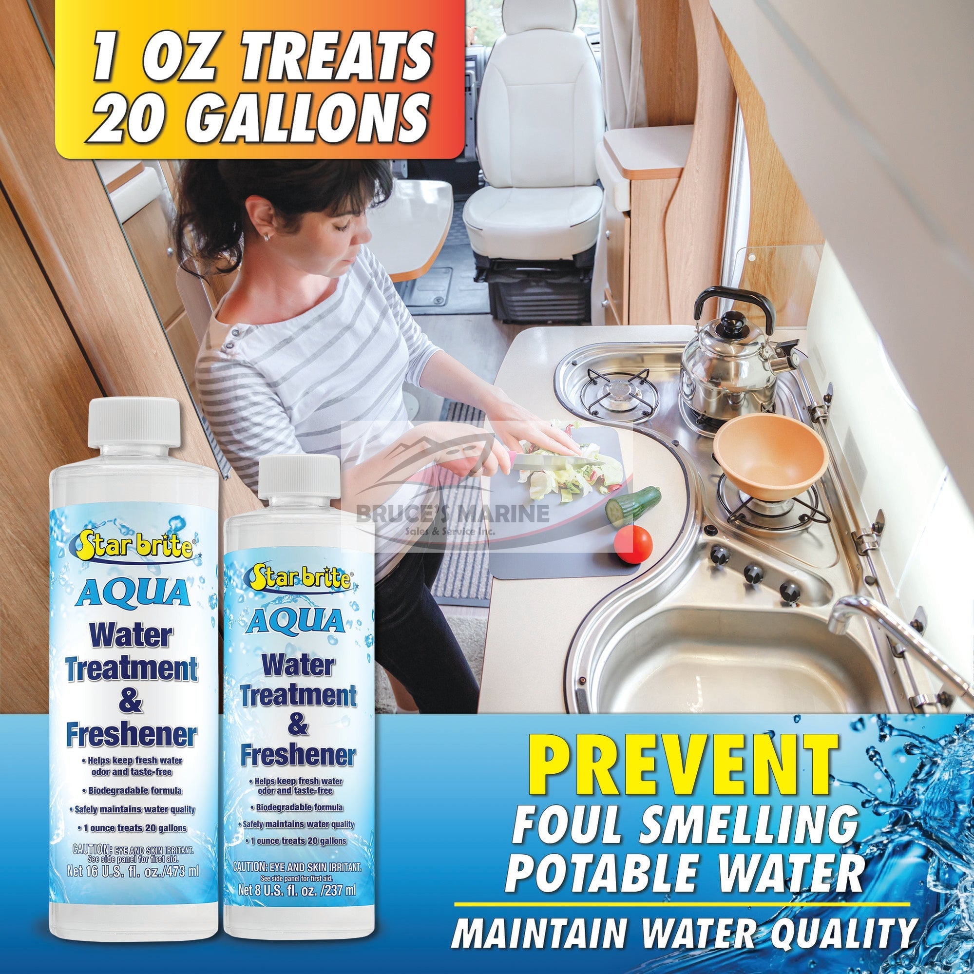 AQUA WATER TREATMENT & FRESHENER 237ML
