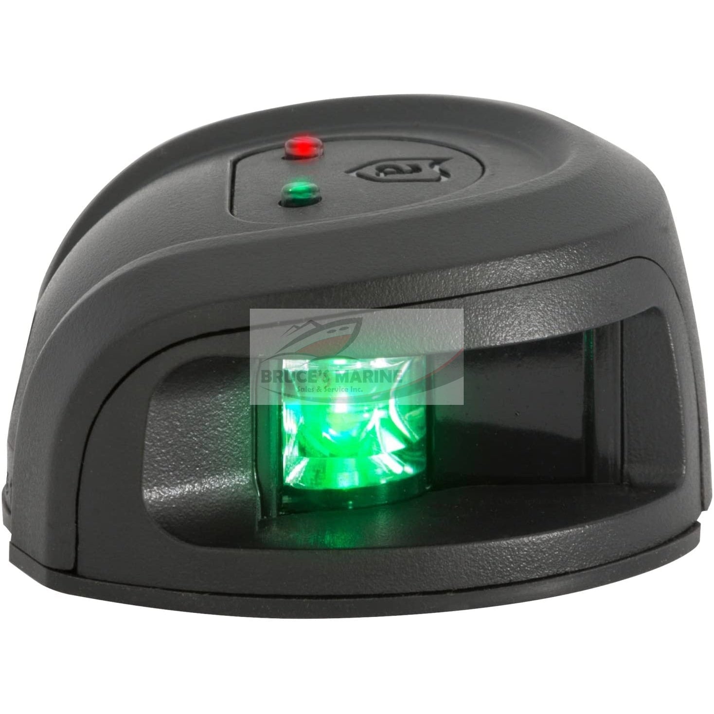 ATTWOOD NV2002PB-7 LED NAVIGATION-BI-COLOR LIGHT BOW MOUNT, BLACK