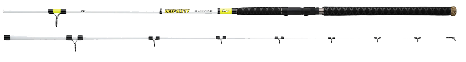 Daiwa | Beef Kitty Catfish Glow Tip Spin Rod | 10' | 2pc