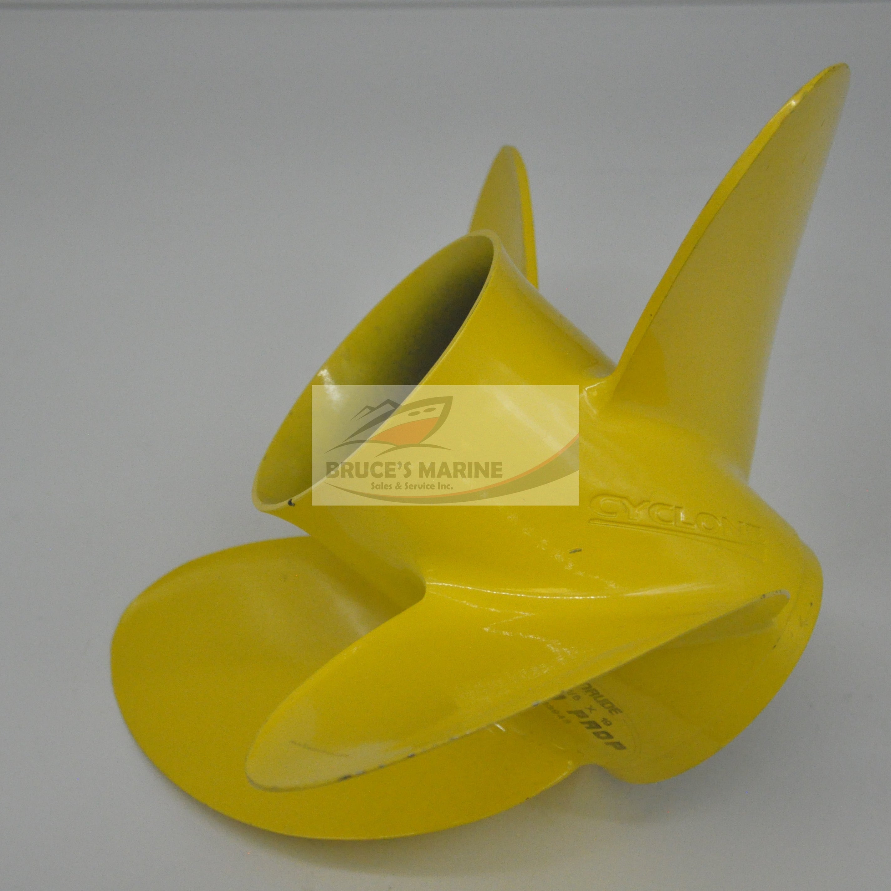 COUNTER ROTATION DEMO PROP - PN 763943 P/N 764854 CYCLONE 4 BLADE STAINLESS STEEL 14 1/8 X 19 LEFT HAND