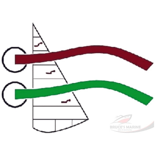 DAVIS 950 AIR-FLOW TELS PORT AND STARBOARD COLORS (14/PK)