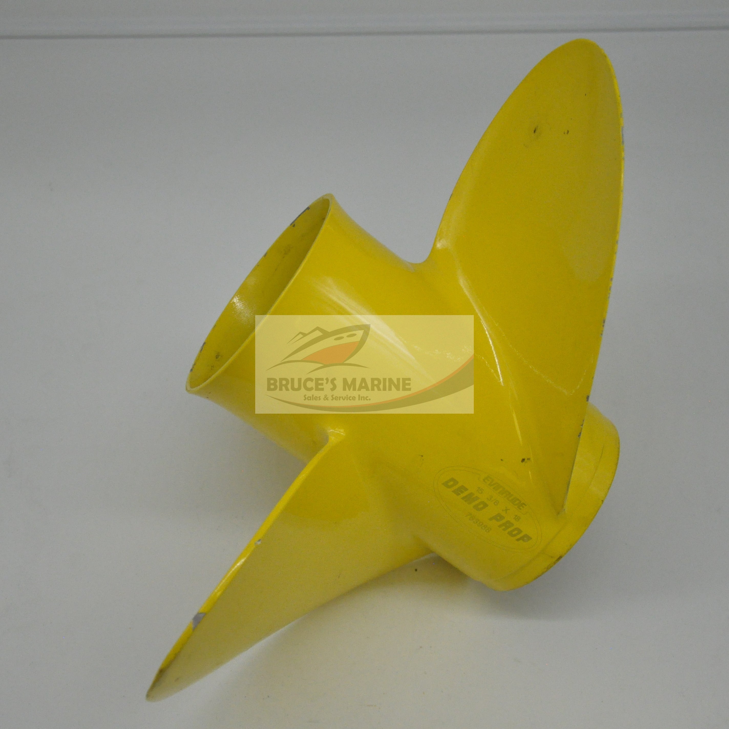 DEMO PROP - PN 763988 P/N 764873 3 BLADE STAINLESS STEEL 15 3/8 X 18