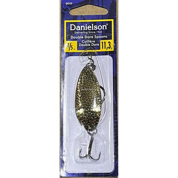 Double Dare Hammered Spoon, w/Treble & Siwash hook