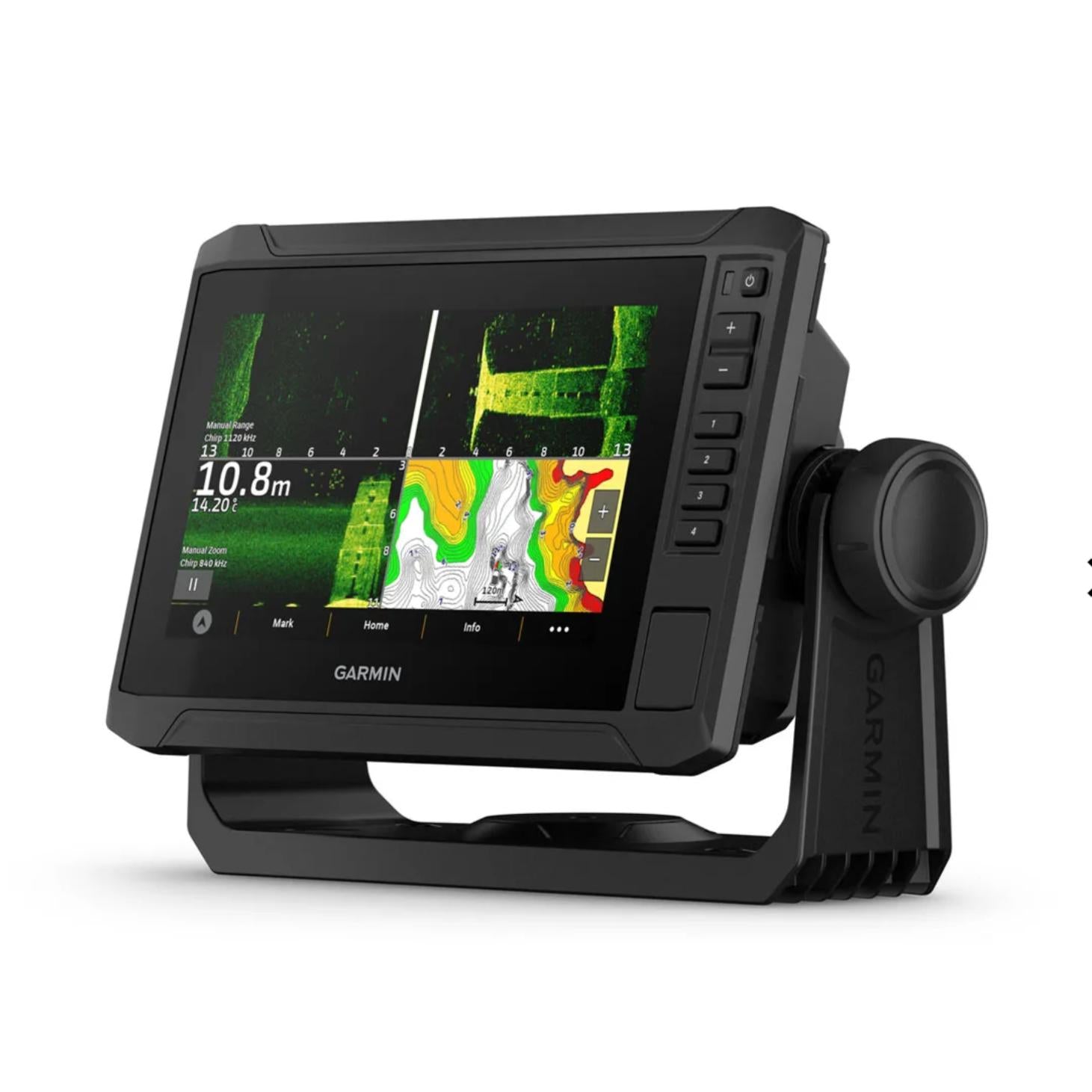 ECHOMAP™ UHD2 7”Chartplotter 75sv with GT54UHD-TM Transducer and Garmin Navionics+ Canada & Alaska Mapping