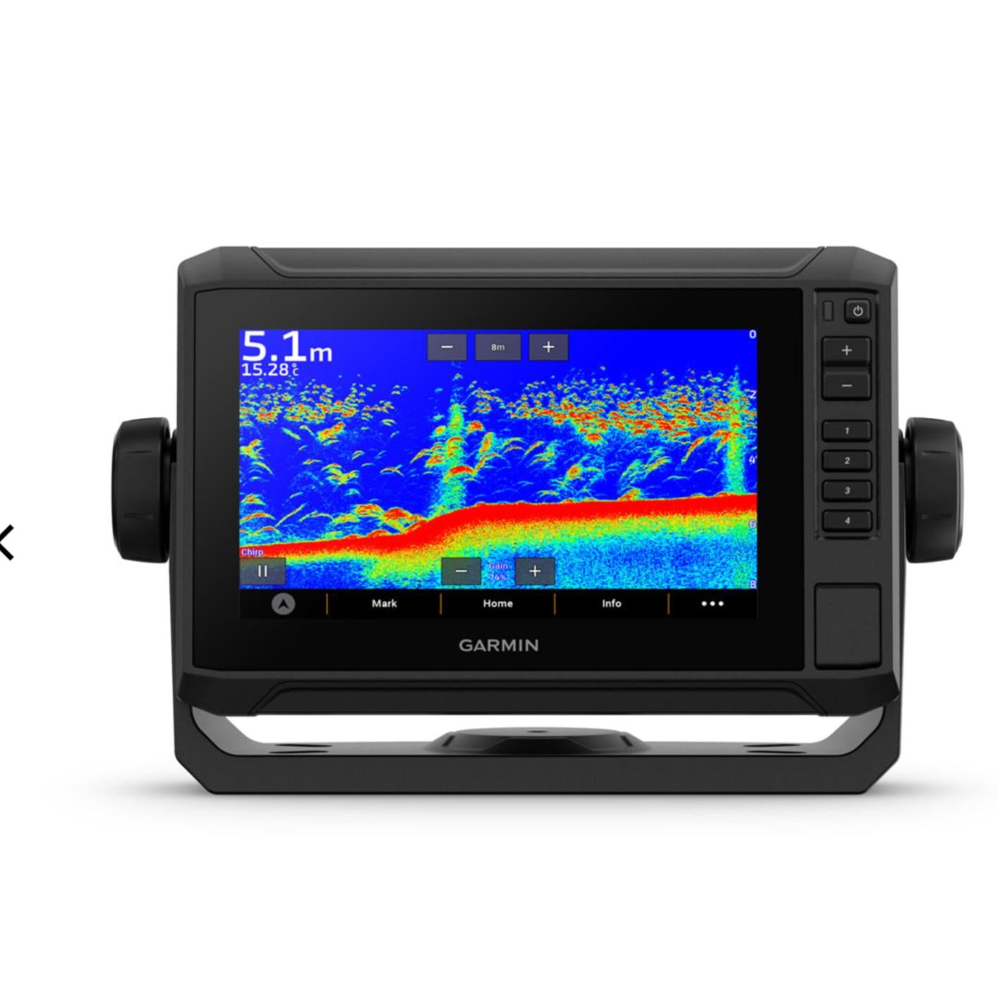 ECHOMAP™ UHD2 7”Chartplotter 75sv with GT54UHD-TM Transducer and Garmin Navionics+ Canada & Alaska Mapping