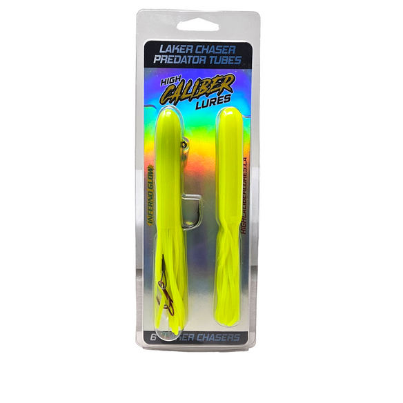 Laker Chaser 6" GLOW Tube Jigs