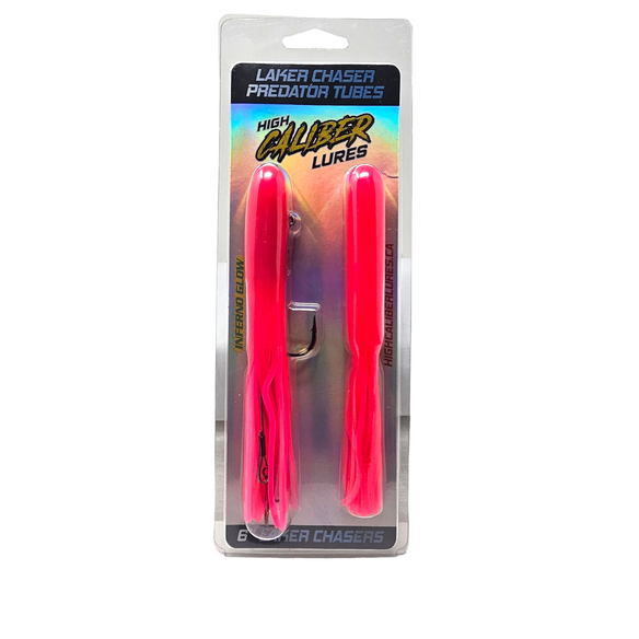 Laker Chaser 6" GLOW Tube Jigs