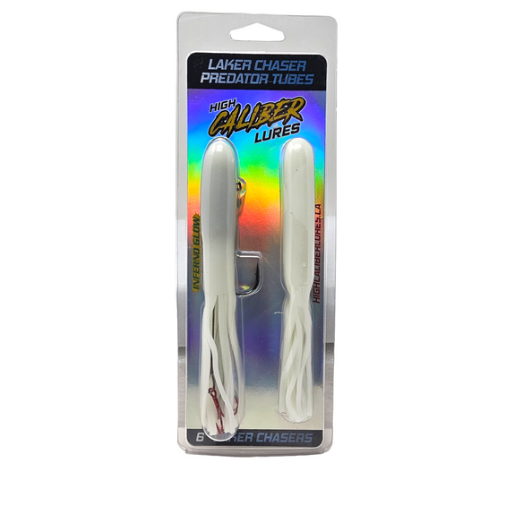 Laker Chaser 6" GLOW Tube Jigs