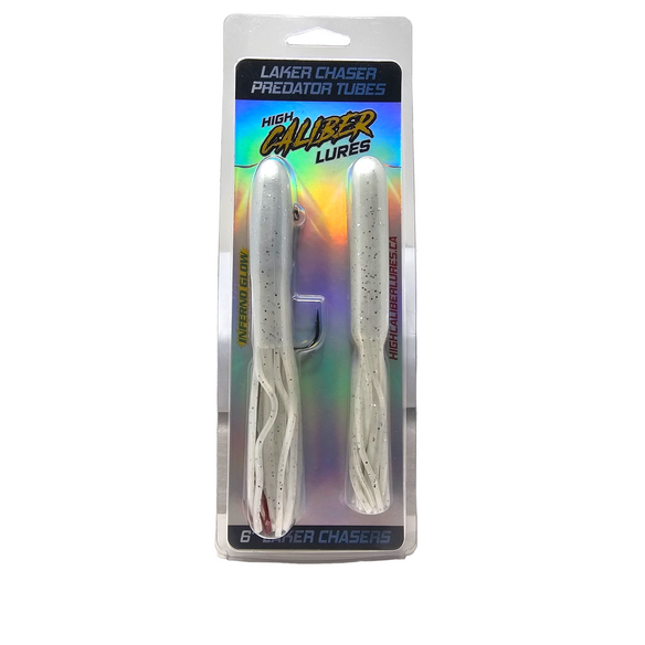Laker Chaser 6" GLOW Tube Jigs