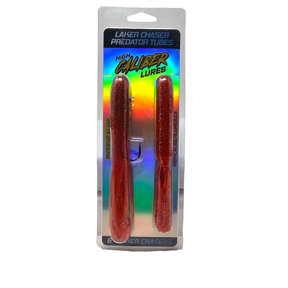 Laker Chaser 6" GLOW Tube Jigs