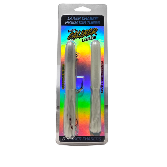Laker Chaser 6" GLOW Tube Jigs