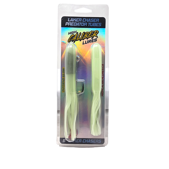 Laker Chaser 6" GLOW Tube Jigs