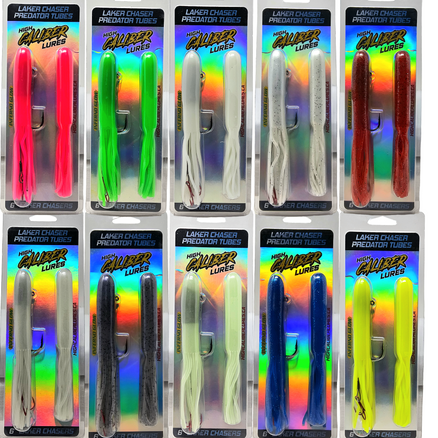 Laker Chaser 6" GLOW Tube Jigs