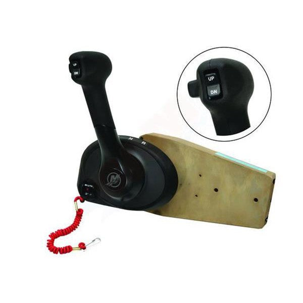 Mercury Outboard 8M0011213 Panel Mount Mechanical Control Gen II w Trim Black