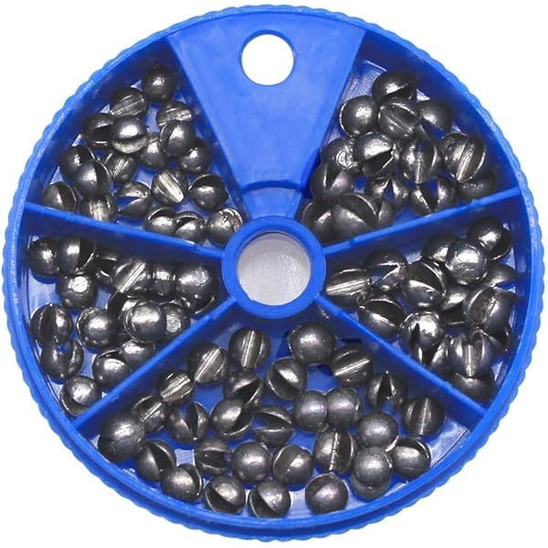 RS78 Round Split Shot Sinker 78Pc Dial Box Selector
