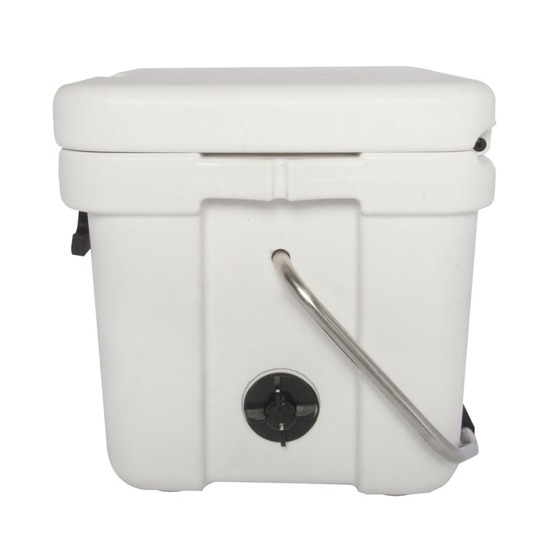 Renegade Cooler 11 Liter Roto molded, W/ handle, White