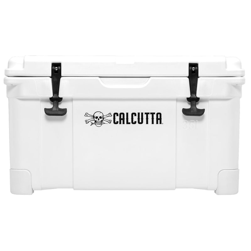 Renegade Cooler 35 Liter White w/Removeable Tray & LED Drain Plug, EZ-Lift Rope Handles