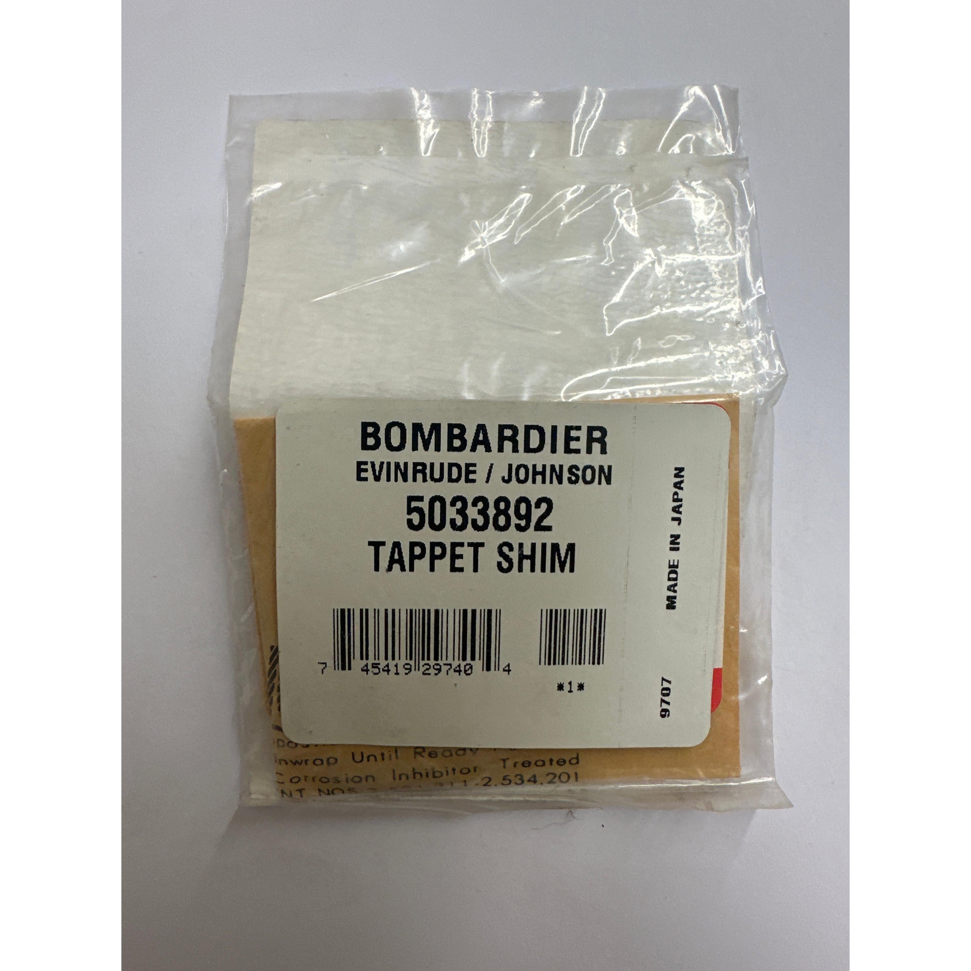 SHIM, TAPPET P/N 5033892