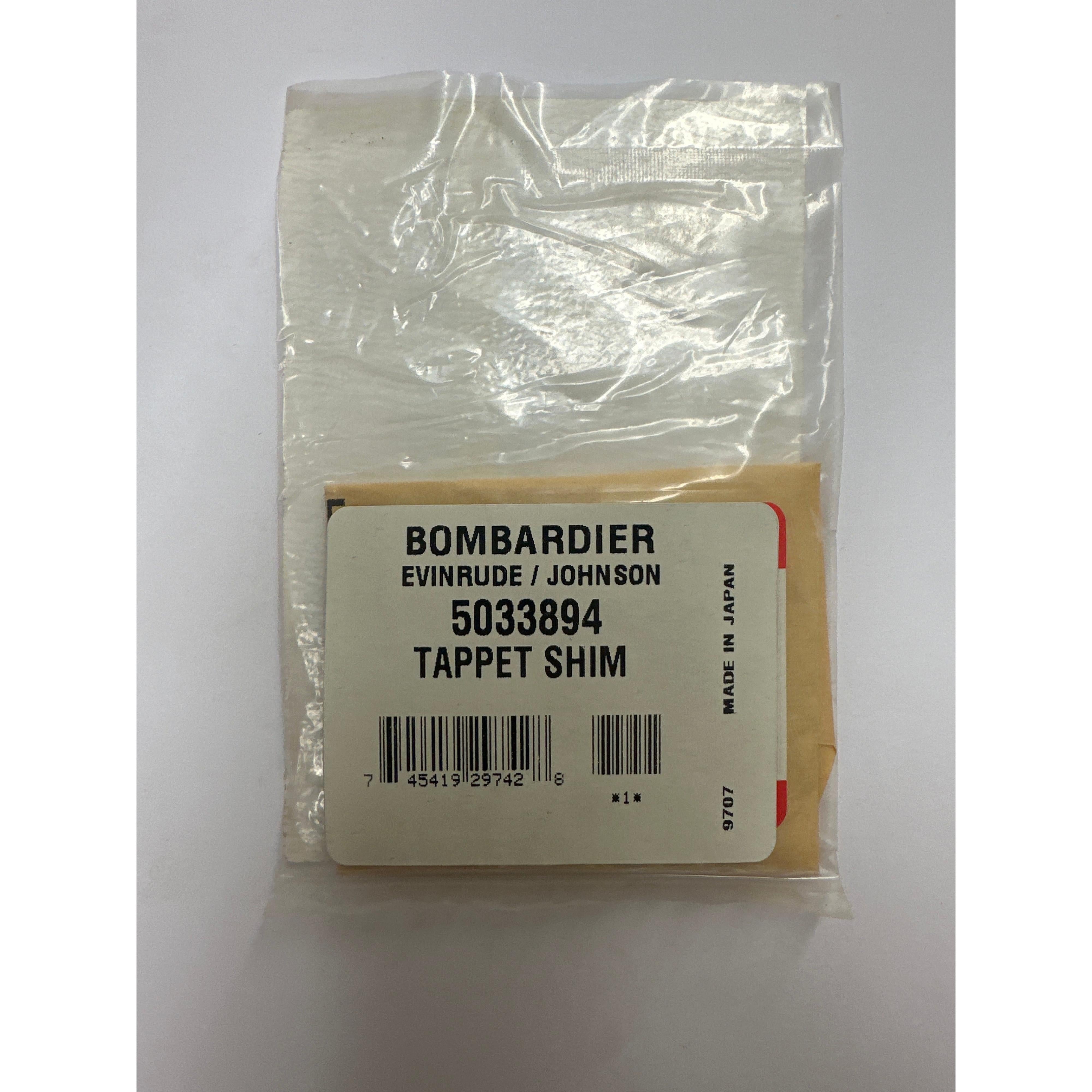 SHIM, TAPPET P/N 5033894