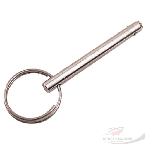 STAINLESS STEEL RELEASE PIN 1/4" DIAMETER (PACKAGE QTY OF 2)