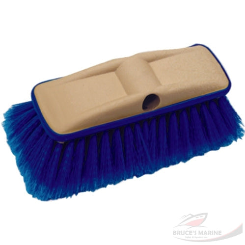 STARBRITE 8" DELUXE BLOCK BRUSH WITH BUMPER - MEDIUM BRISTLES