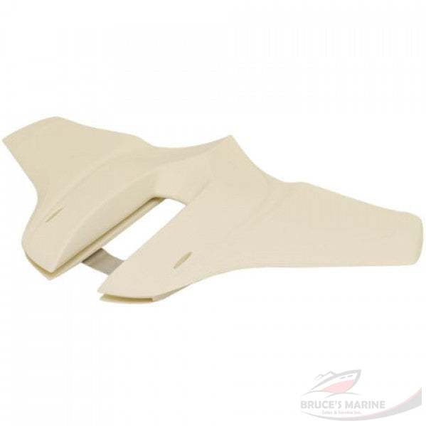 STINGRAY STEALTH 2 NO-DRILL HYDROFOIL STABILIZER DUAL-ANGLE WINGS TRANSITION LIFT TO SPEED FOR 70 HP UP WHITE STEALTH 22