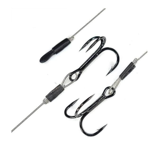 Treble Stinger Rig, Wire Leader (3 Pack)