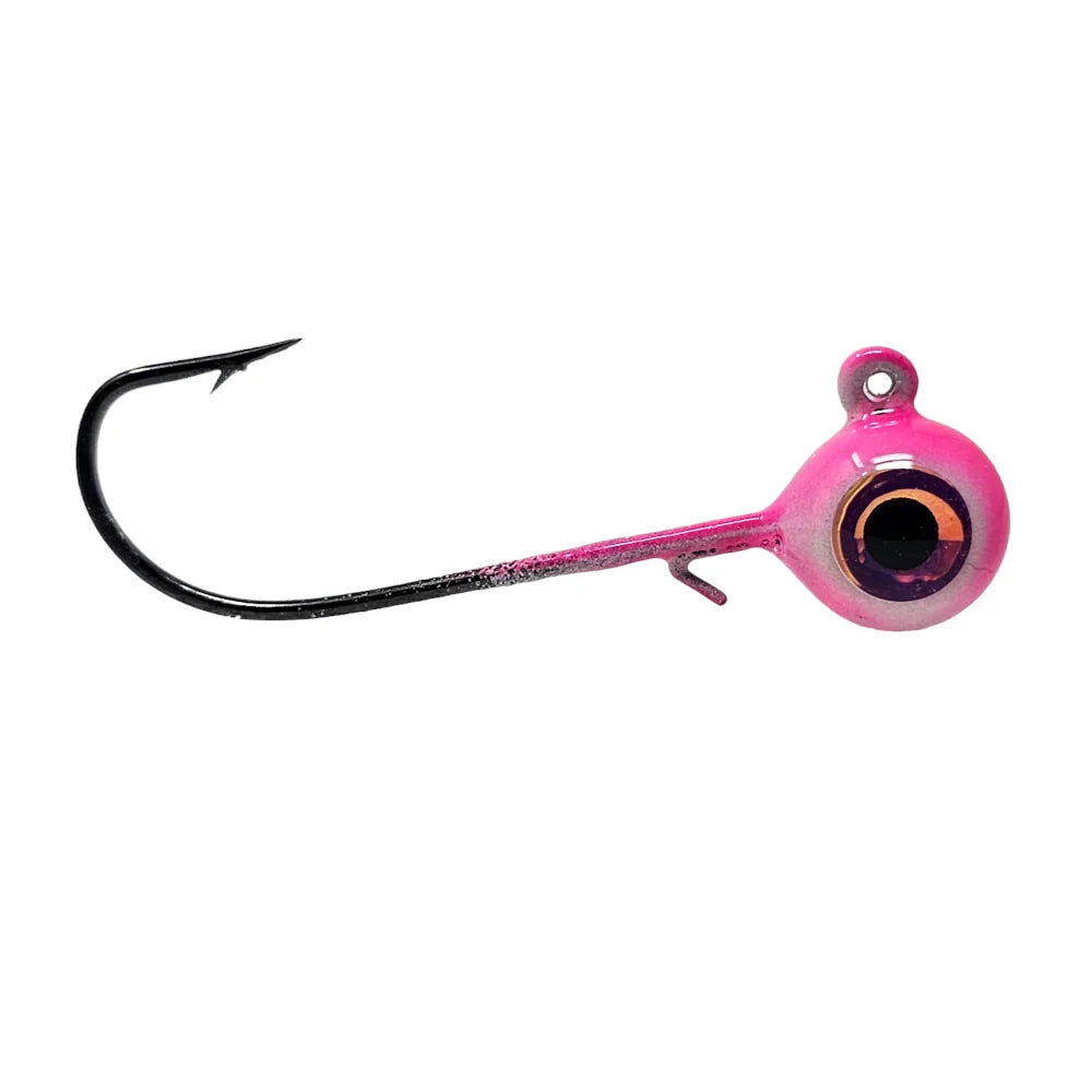 Walleye Hawgerz OMEGA GLOW Long Shank Jig- (3 PACK)