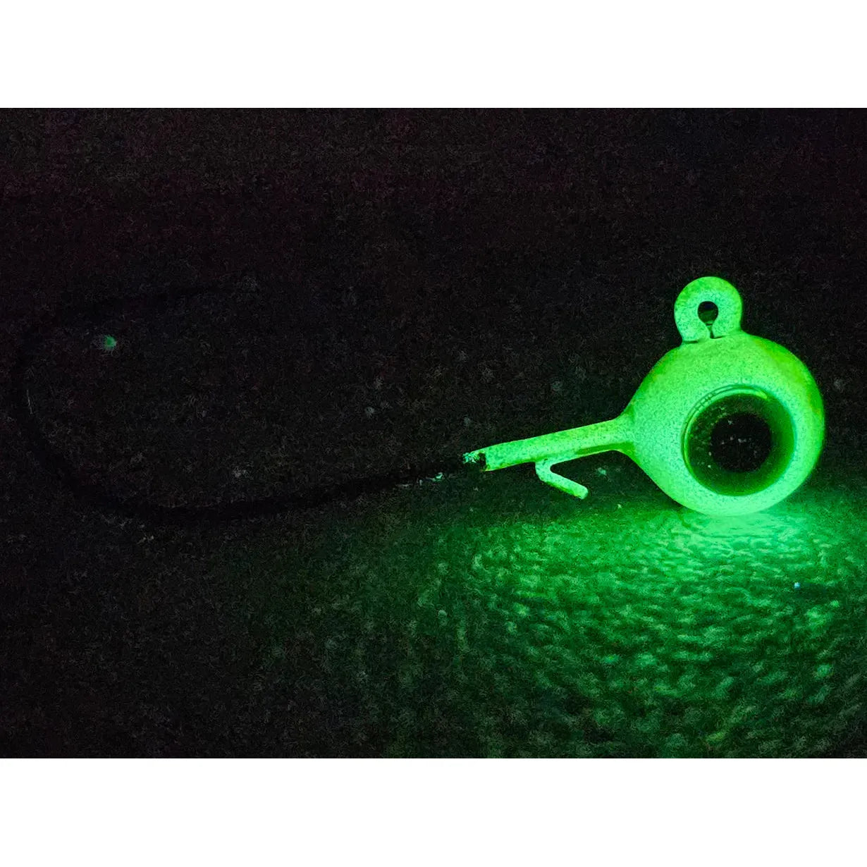 Walleye Hawgerz OMEGA GLOW Long Shank Jig- (3 PACK)