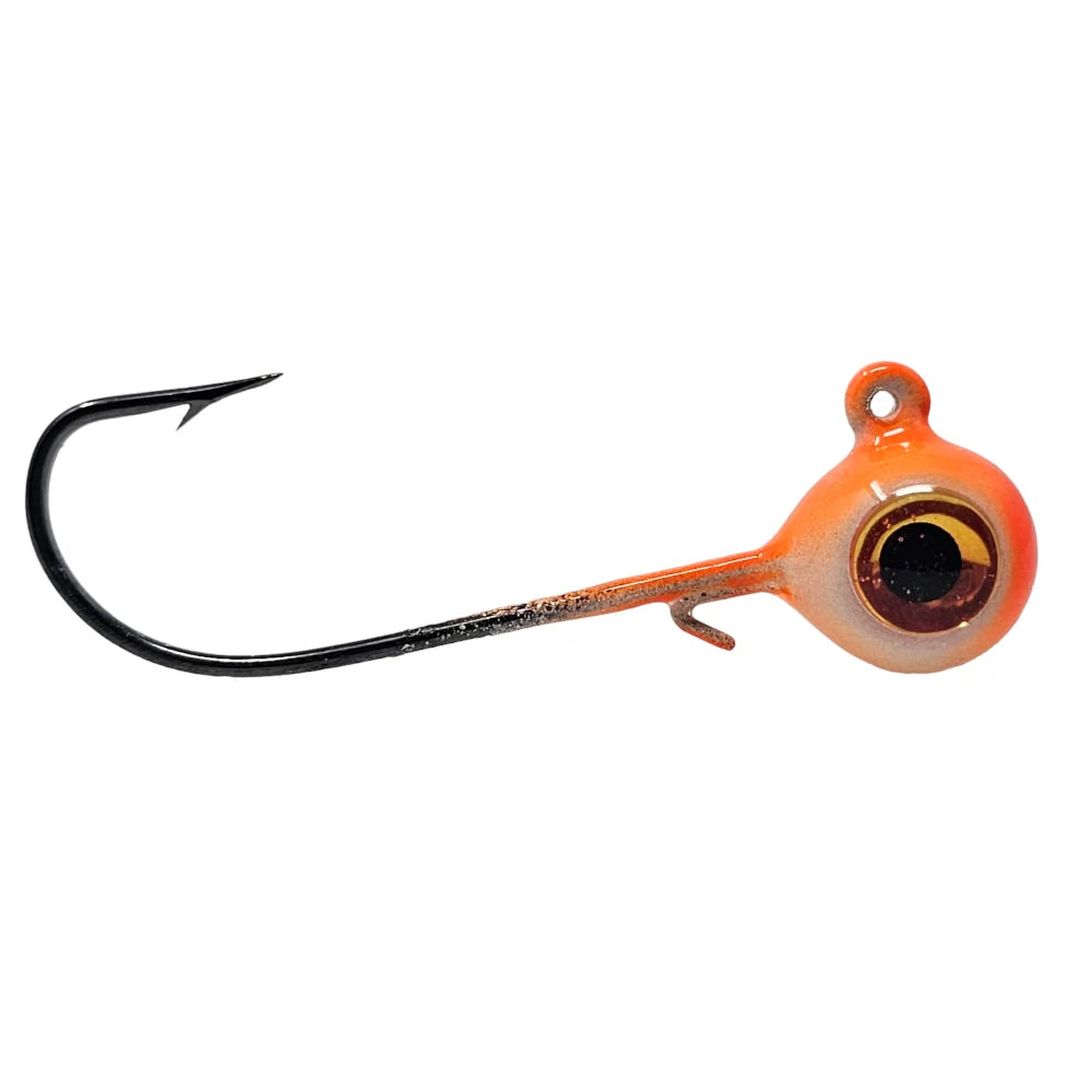 Walleye Hawgerz OMEGA GLOW Long Shank Jig- (3 PACK)