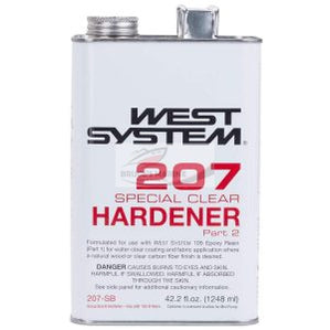 WEST SYSTEM C207SB SPECIAL CLEAR HARDENER, 1.24 L (42.2OZ.)