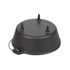 Stansport's Cast Iron Dutch Oven with Lid (16018-20) - 2 Quart Capacity