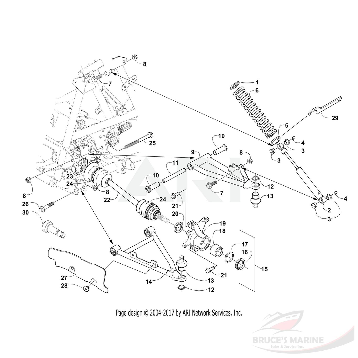 0402-069 GENUINE FACTORY ARCTIC CAT PART - SEAL