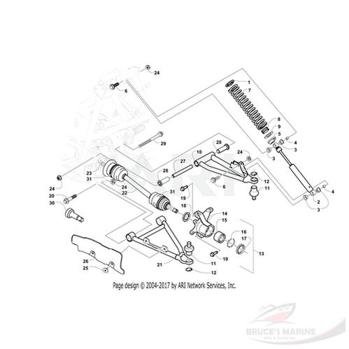 0402-089 GENUINE FACTORY ARCTIC CAT PART - SEAL